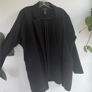 Women's Black oversized blazer